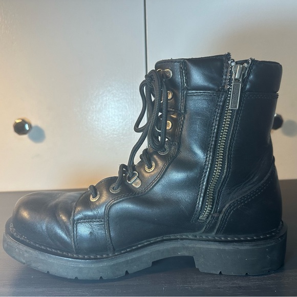 Harley-Davidson Men's Diversion Skull 6-Inch Lace-Up Motorcycle Boots - Picture 8 of 12